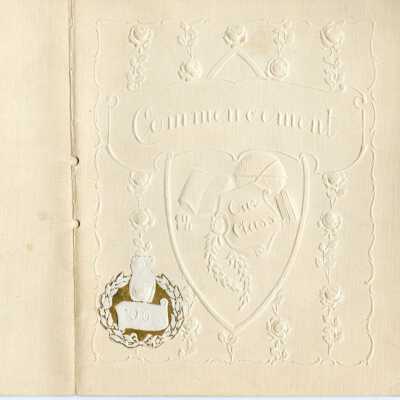 1906 Commencement Program