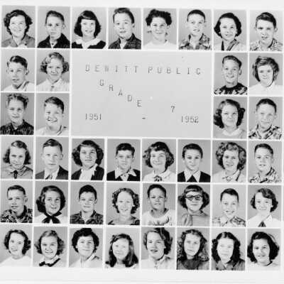 1951-2 DeWitt 7th grade
