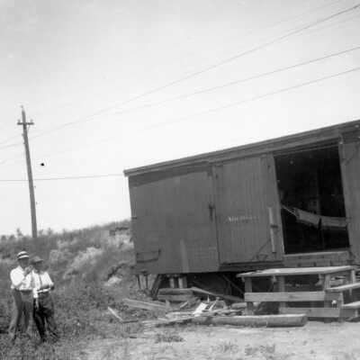 Interurban Siding and Boxcar