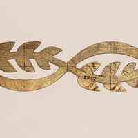Hoole Leaves Vine Twist with Holes Stamp Die Template, Design 1942