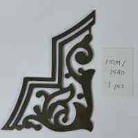 Hoole Corner Leaf and Stems with Boarder Around Template, Design 1509/1590