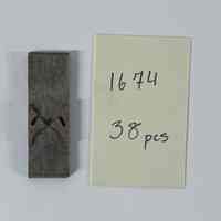 Hoole Block Flower with Leaves Stamp Die, Design 1674