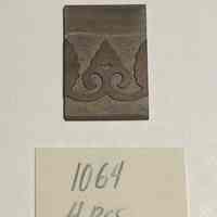 Hoole Curling Leaf Scroll Stamp Die, Design 1064