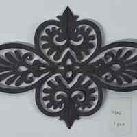 Hoole Stylized Leaves with Designs Inside Template, Design 1486