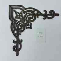 Hoole Corner Fleur de Lis Art Deco Pattern Template, Design 1386