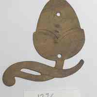 Hoole Acorn Template With Curling Stem Template, Design 1276