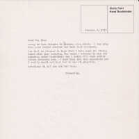 Letter from Patri to Oka, with the check for the boards