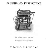 1910 TW & CB Sheridan Perfection cutter