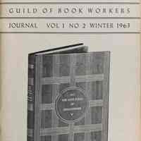 Guild of Book Workers Journal. Winter 1963; v.1 no.2