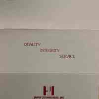 Quality - Integrity - Service ; Paper Technologies, Inc.