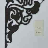 Hoole Corner with Trumpet Leaves with Stems Template, Design 1744