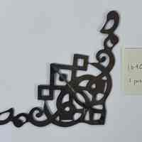 Hoole Corner Diamond Flower with Leaves Template, Design 1690