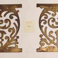 Hoole Ornate Scroll Floral Berry with Holes Stamp Die Template, Design 1969