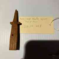 Hoole Large Wooden Square Stamp Post