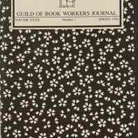 Guild of Book Workers Journal. Spring 1994 ; vol.32 no.1