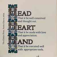 Head ... Heart ... Hand