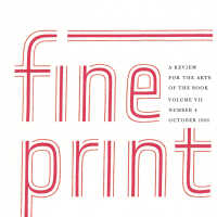 Fine Print; Vol 7 No 4. October 1981