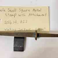 Hoole Small Square Metal Stamp with Attachment