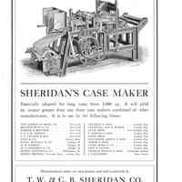1895 TW & CB Sheridan Casemaker