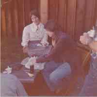 Photo of two women sitting together