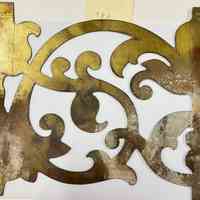Hoole Floral Vine Curls Stamp Die Template, Design 1986