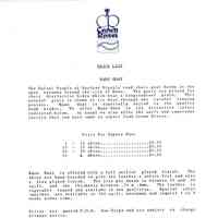 Price List/Crown Rivers