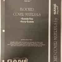 Flocked Cover Materials, sample card #2904-001