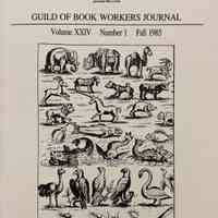 Guild of Book Workers Journal. Fall 1985 : v.24 no.1