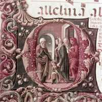 Scan of a slide of a manuscript detail