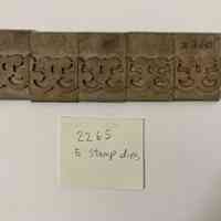 Hoole Club and Flower Stamp Dies, Design 2265