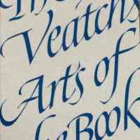 The Veatchs Arts of the Book, Catalogue 40.