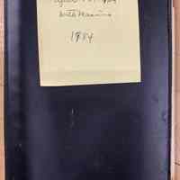 Stella Patri notebook; April 13, 1984.