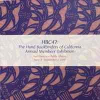 HBC47: The Hand Bookbinders of California annual members