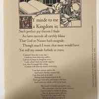 My minde to me a Kingdom is ... / Edward de Vere