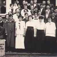 High school class photo with Stella Patri