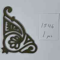 Hoole Corner Art Deco Leaves and Stem Template, Design 1546