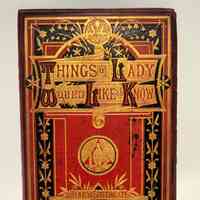 Book Cover / Things a Lady Would Like to Know / Henry Southgate