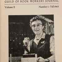 Guild of Book Workers Journal. Fall 1963; v.2 no.1