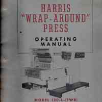 Harris "Wrap-Around" Press Operating Manual Model 130-L-(TWB)