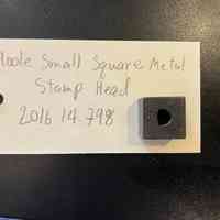 Hoole Small Square Metal Stamp Head