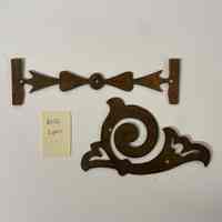 Hoole Trumpet Flower and Connected Spades with Hole Metal Stamp Die Template, Design 2012