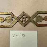 Hoole Diamond and Long Chain Stamp Die Template, Design 2590