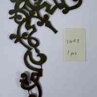 Hoole Corner Elaborate Stem Decoration with Bulbs Template, Design 1693