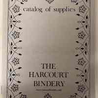 Catalog of Supplies : The Harcourt Bindery.