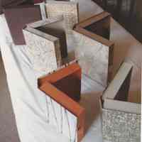 Photo of six drop spine boxes