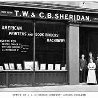 1899 TW & CB Sheridan London Office as seen in The Inland Printer V24