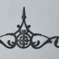 Hoole Geometric Boarder with Leaves and Sprigs Template, Design 1487