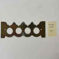 Hoole Fleur-de-lis with Circles, Stamp Die Template, Design 2351