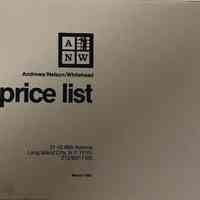 Price List : March 1982.