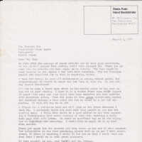 Letter to Oka from Patri, acknowledging the package and asking a favor
